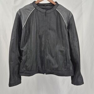 Daniel Smart Men's Motorcycle‎ Jacket - Mesh Size 4XL Men's **FITS SMALLER**